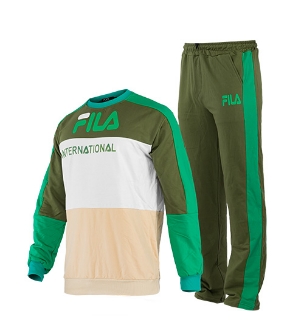 ست بلوز وشلوار مردانه Fila یقه گرد مدل 41081